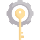 interface,security,gear,padlock,setting,cogwheel,settings,configuration,key