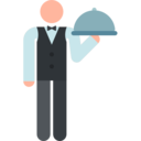 people,bar,restaurant,tray,waiter,profession,stick man ok 