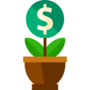 money,business and finance,investment,business,currency,plant,bank,return on investment,growth,invest