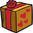 valentines day,gift,present,birthday,christmas presents,surprise,hearts