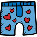clothing,fashion,underpants,underwear,valentines day,hearts,boxers