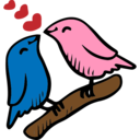 animals,heart,love,loving,bird,birds,valentines day,lovers,sparrow