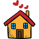 house,real estate,home,buildings,valentines day,romantic,hearts ok 