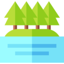 nature,trees,forest,wave,river,waves,calm,lake,sea water