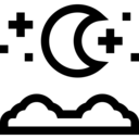 star,nature,stars,astronomy,moon,night,half moon,moon phase