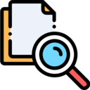 ui,file,magnifying glass,document,files and folders,archive,zoom,reading