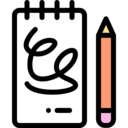 ui,pencil,edit tools,art and design,Tools and utensils,notebook,notepad,drawing,sketchbook,sketch