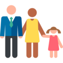 woman,man,people,tie,stick man,daughter