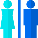 woman,man,signs,bathroom,restroom,toilets,stick man
