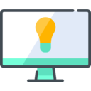 monitor,idea,electronic,screen,light bulb,designer