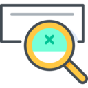 multimedia,magnifying glass,error,search,loupe