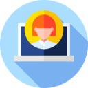 ui,computer,learning,education,laptop,user,communications,person,monitor,online,message,reading,chat bubble,student,elearning,studying