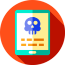 ui,electronics,technology,security,virus,touch screen,tablet,skull,malware,hacking