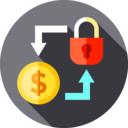 money,business,security,exchange,padlock,secure,banking,arrows,miscellaneous,savings,coin,bank,coins,block ok 