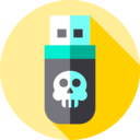 electronics,security,virus,computing,data storage,file storage,skull,usb,pendrive,bacteria,flash drive,usb drive ok 