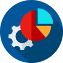 business and finance,business,pie chart,cogwheel,configuration,stats,statistics,chart,graphic,gears,finances,graphical