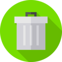 basket,ui,interface,Tools and utensils,trash,garbage,bin,can ok 