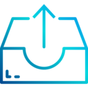 ui,interface,upload,arrows,multimedia option,communications,direction,outbox,up arrow,uploading