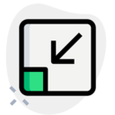 ui,interface,minimize,square,basic app,shrink,inside,screen settings,minimize sign ok 