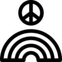 shapes and symbols,rainbow,spectrum,lgtb,peace symbol ok 