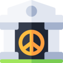 architecture and city,right,law,justice,courthouse,pacifism,peace symbol
