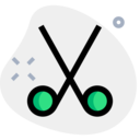 scissors,cut,ui,interface,edit,button ok 