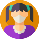 woman,avatar,user,profile,people,person,girl,medical mask
