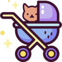 animals,pet,transportation,dog,wheels,carriage,crib,stroller,pushchair,buggies