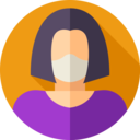 woman,avatar,user,profile,people,person,girl,medical mask