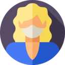 woman,avatar,user,profile,people,person,girl,medical mask