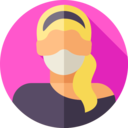 woman,avatar,user,profile,people,person,girl,medical mask