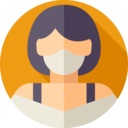 woman,avatar,user,profile,people,person,girl,medical mask