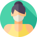 woman,avatar,user,profile,people,person,girl,medical mask