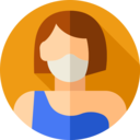 woman,avatar,user,profile,people,person,girl,medical mask