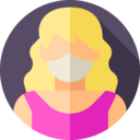 woman,avatar,user,profile,people,person,girl,medical mask