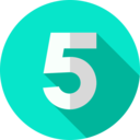 education,maths,character,shapes and symbols,number,five,5