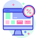 technology,computer,discount,commerce and shopping,marketing,monitor,screen,online,sale,percentage,online store
