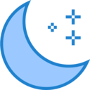 weather,meteorology,nature,stars,astronomy,moon,night,half moon,moon phases,moon phase