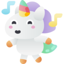 animals,party,fun,happy,smileys,fantasy,dancing,fairy tale,folklore,legend,unicorn ok 