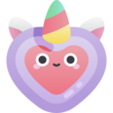 animals,heart,love,feelings,smileys,fantasy,fairy tale,folklore,legend,unicorn,romance