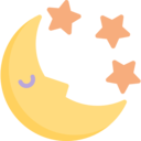 wellness,meteorology,nature,stars,astronomy,moon,night,half moon,moon phase,sleep,sleeping,sleepy