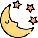 wellness,meteorology,nature,stars,astronomy,moon,night,half moon,moon phase,sleep,sleeping,sleepy