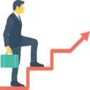 business,seo and web,people,businessman,promotion,stairs,stick man