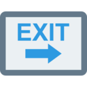 signs,multimedia option,arrow,sign,signaling,signal,logout,exit ok 