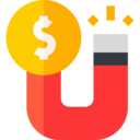 money,business and finance,dollar,coin,magnet,magnetism,attract