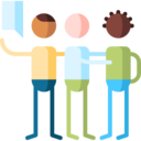 people,conversation,chat,talking,humanpictos,speech bubbles
