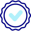 ui,interface,verified,certificate,quality,badge,insignia,check