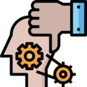 gear,healthcare and medical,healthcare,user,feedback,head,hands and gestures,illness,process,sick,mental,psychology,mental health,mechanism,ill,thumb down