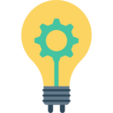technology,seo and web,miscellaneous,cogwheel,illumination,idea,light bulb,electricity,invention