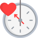 time,clock,miscellaneous,heart,alarm clock,love,valentines day,love and romance,romantic,lifespan